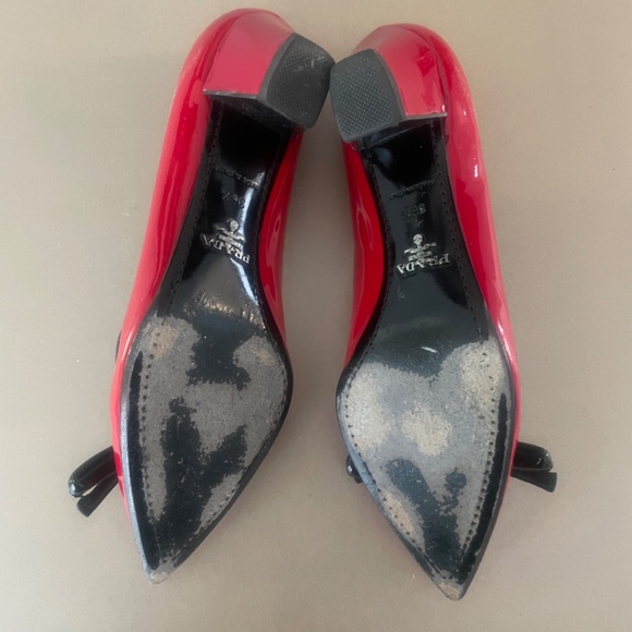 Prada Red and Black Heels - Picture 13 of 14